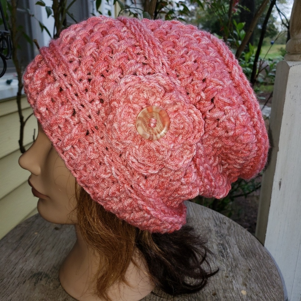 Handmade slouchy beanie